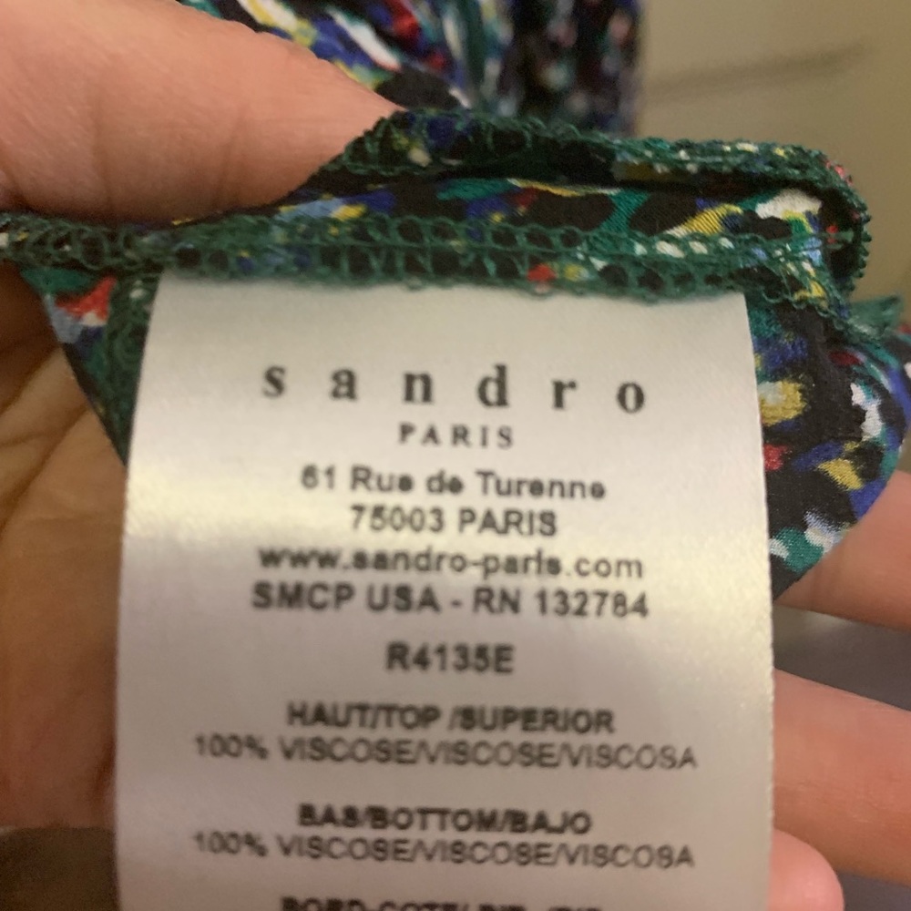 Sandro Rodeo Asymmetric Dress - Picture 3 of 4